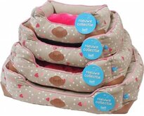 Lief! Hondenmandje girls look roze 40x30