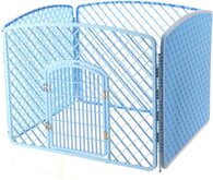 Topmast puppyren playpen |  Kunststof | Blauw 100 * 100 * 75 cm hoog