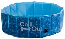All For Paws Chill Out Hondenzwembad - Blauw - S: 80 x 80 x 25 cm