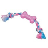 Tpr been met polyester touw roze