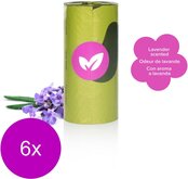 Earth Rated Poepzakjes Navulling Lavendel - Hondenpoepzakjes - 6 x 1 rol à 15 zakjes