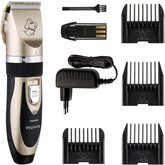 LifeGoods Professionele Dieren Tondeuse Set - voor Huisdieren Katten & Honden - Draadloos - Oplaadbare Pet