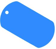 Military Tag Penning Klein Blauw