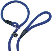 Nobby fun retriever lijn lijn en halsband in 1 blauw 1,3 x 170 cm - 1 st