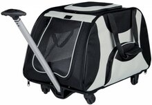 Trixie Trolley - Reismand Hond - Zwart / Grijs 34x43x67 cm