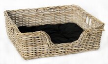 Rotan Hondenmand 75 x 64 x 23 cm - Grijs