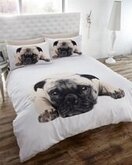 Mopshond, Pug Dog 1 persoons dekbedovertrek