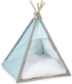 Beeztees Puppy Tipi Tent Aika - Hond - Blauw - 55x55x85 cm