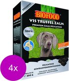 Biofood Vistruffel - Hondensnacks - 4 x Zalm 350 g