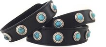 Dutchiz-Hondenhalsband-leer-Corsica Fender-32cm halsomvang