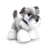 Staande pluche Schnauzer hond 30cm