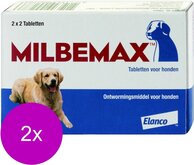 Novartis Milbemax Hond - Anti wormenmiddel - 2 x 4 tab 10 Tot 75 Kg