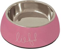 Lief! Girls Voerbak Plastic - Roze - 14 cm