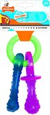 Nylabone Puppy Chew Bijtring Speen / Bot Puppyspeelgoed - TOT 7 KG