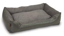 Beeztees hondenmand hodir leer grijs 117x82x28 cm