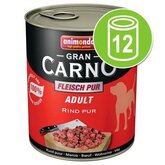 Voordeelpakket Animonda GranCarno Original Adult 12 x 800 g - Adult: Multivlees-cocktail