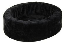 Petcomfort hondenmand bont zwart 95x82x22 cm.