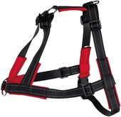 TRIXIE Tuig Lead'n'Walk Soft zwart maat L-XL 65-105 cm 13057