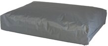 Losse hoes hondenkussen nylon silver maat 75x55x10 cm