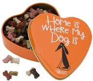 Home is where my dog is - hondensnack - cadeautje - hartje