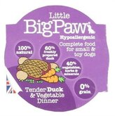 85 gr little big paw malse eend / groenten dinner hondenvoer