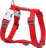 Hondentuig nylon effen Red