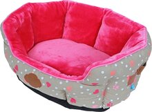Lief! hondenmand girls roze 70 cm
