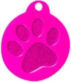 Rond Paw Klein Roze