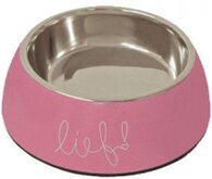Lief! Girls Voerbak Plastic - Roze -  M: 22 cm