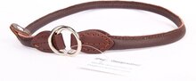 Dog's Companion - leren sliphalsband - 65 cm x 10 mm - Bruin