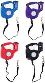 Lifetime Hondenriem 5 meter met ledverlichting en hondenpoepzakjes dispenser