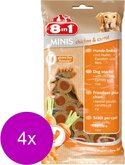 8in1 Minis 100 g - Hondensnacks - 4 x Kip&Wortel