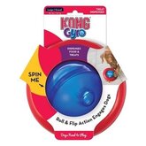 Kong gyro voerbal rood / blauw large 17x17x9,5 cm