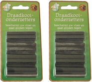 Honden kooi en benche onderzetters 2x 4 stuks