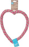 Lief! Flosstouw Hart Girls Beige / Roze - 30 CM