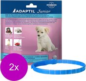 Adaptil Junior Halsband - Anti stressmiddel - 2 x 37 cm Lichtblauw Transparant per stuk  6mnd