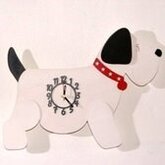 Kinderklok wit hondje