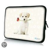 Sleevy 15,6 inch laptophoes klein hondje