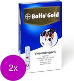 Bolfo Gold Hond 100 - Anti vlooienmiddel - 2 x 4 stuks 4 - 10 Kg