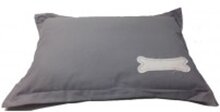 Grijs - hondenkussen-bone -100 X 70 cm - posh