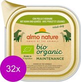Almo Nature Alu Daily Menu Bio Adult 100 g - Hondenvoer - 32 x Kip&Wortel