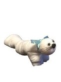Handdoek Geschenk Pop Zeehond wit