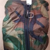 BODYWARMER CAMOUFLAGE GROEN VOOR DE HOND - L-L ( rug lengte 64 cm, borst omvang 78 cm, nek omvang 52 cm )