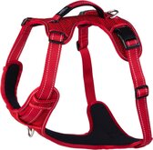 Rogz Explore Tuig Gevoerd Rood - Hondenharnas - 66-95 cm