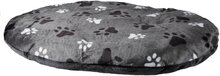 Trixie hondenkussen gino pootprint grijs 50 × 35 cm