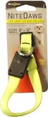 Halsband voor hond verlicht verstelbaar geel _20-30 cm