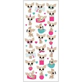 Kinder Chihuahua honden stickers