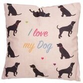 Sierkussen 10 honden I love my dog