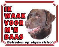 Labrador Retriever Waakbord - Bruin