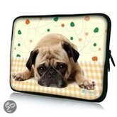 Sleevy 13,3 inch laptophoes of macbookhoes schattig hondje